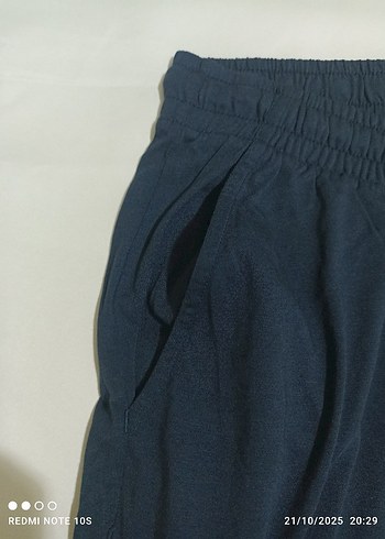 lacivert erkek Pamuklu Elastik Bel Rahat Pantolon pijama - Görsel 4