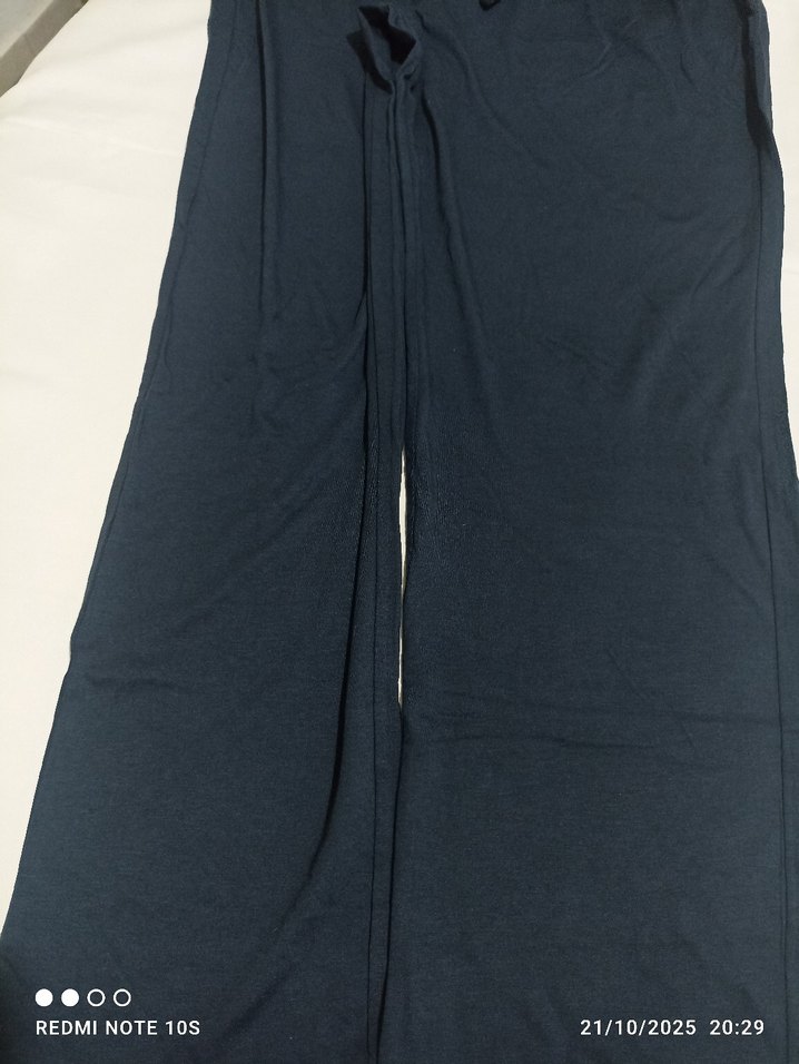 lacivert erkek Pamuklu Elastik Bel Rahat Pantolon pijama - Görsel 5