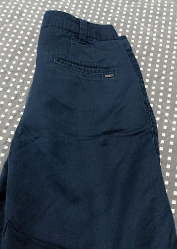 38 Beden Kadın Lacivert Denim Bermuda Şort
