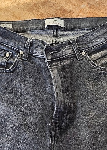 LTB Koyu Gri Yikamali Denim Jean