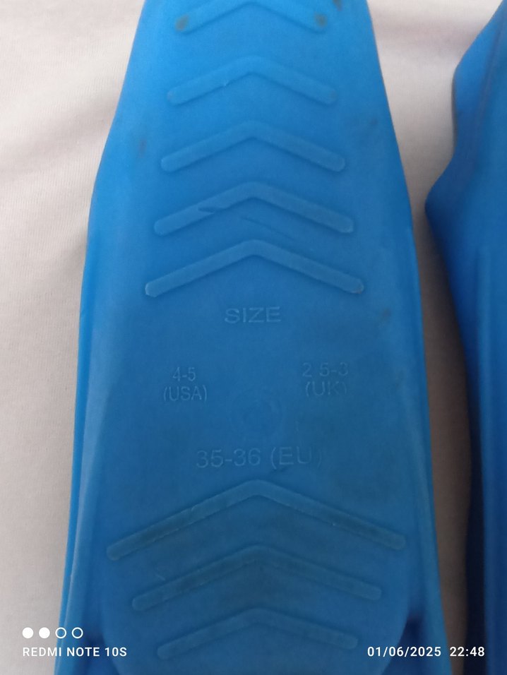 Erkek Mavi Kauçuk Su Ayakkabısı - Görsel 4