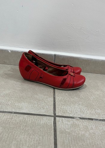 Kadın Kırmızı Babet - Görsel 2