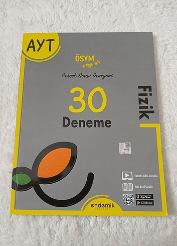 AYT Fizik Deneme Endemik Yayınları