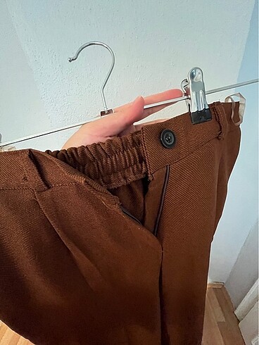 s Beden kahverengi Renk Kadın pantolon