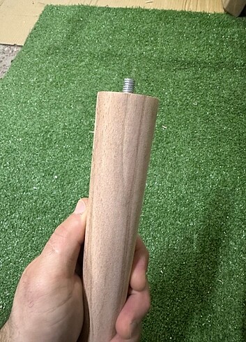 Beden kahverengi Renk Ahşap Konik Ayak adet