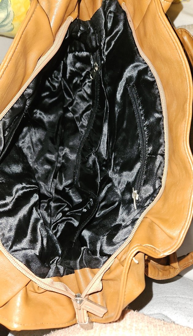 Bej Deri Kadın Çanta - Görsel 3