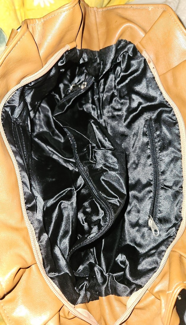 Bej Deri Kadın Çanta - Görsel 4