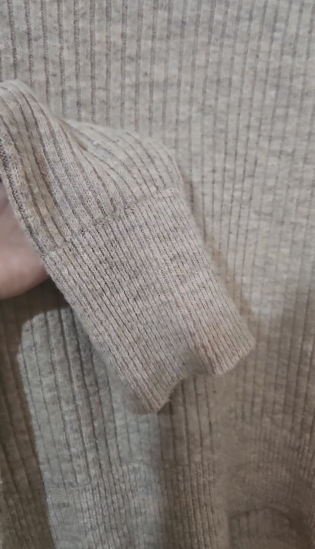 vizon Nakışlı Bohem Kadın Triko Kazak - Görsel 3