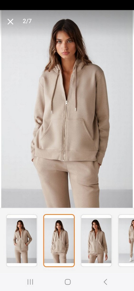 vizon kapüşonlu Kadın üst - Görsel 3