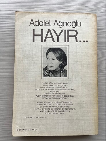  Adalet Ağaoğlu - Hayır...