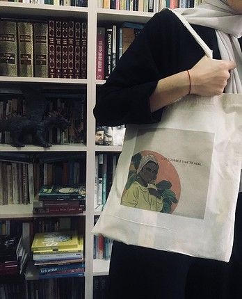 Tasarımcı Hijab Bez Çanta