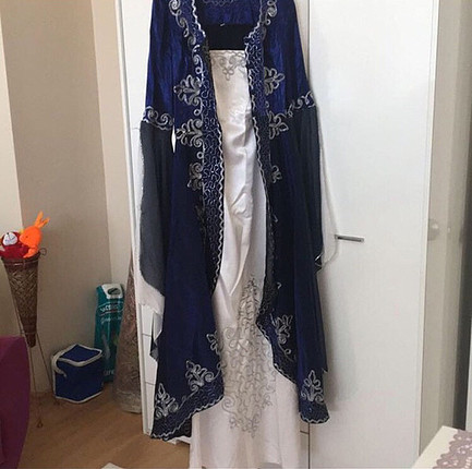 Lacivert kaftan