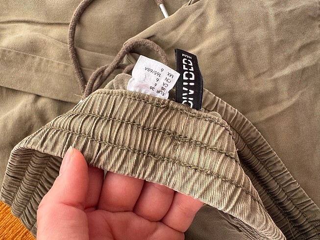 36 Beden haki Renk İnce yazlık jogger pantolon