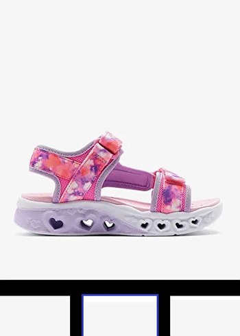 29 Beden çeşitli Renk Kız Çocuk Renkli Bağlama Desenli Skechers Sandalet