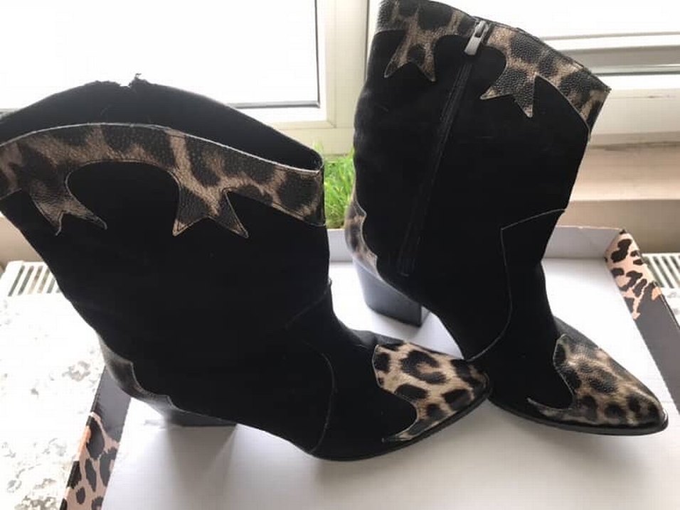 Desenli Kovboy Bot - Görsel 4