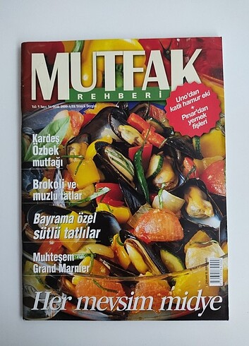 Beden 11 adet yemek dergisi