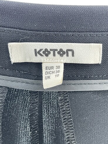 38 Beden siyah Renk Koton Kumaş Pantolon %70 İndirimli.