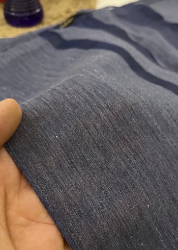 Lacivert Gri Bohem Kadın Şal - Görsel 2