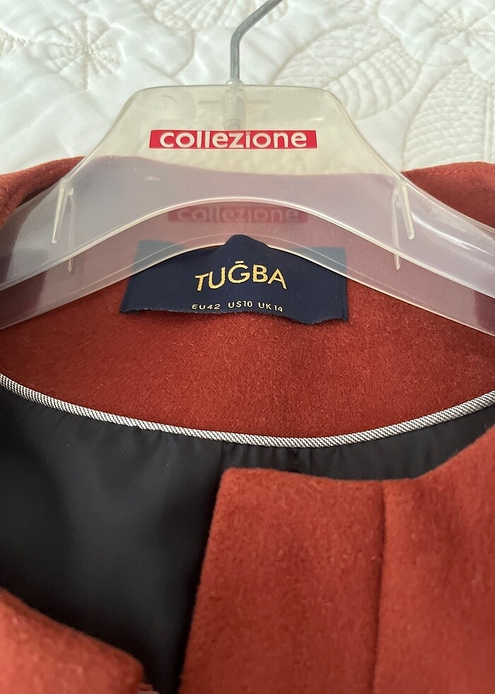 Kiremit renk kaşe yelek - Görsel 3