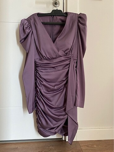 36 Beden mor Renk Oleg Cassini Elbise