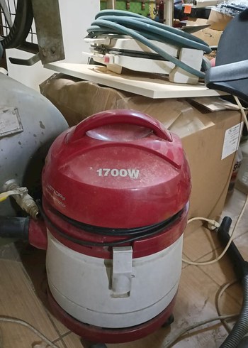 1700W Kırmızı Islak-Kuru Elektrikli Süpürge - Görsel 2