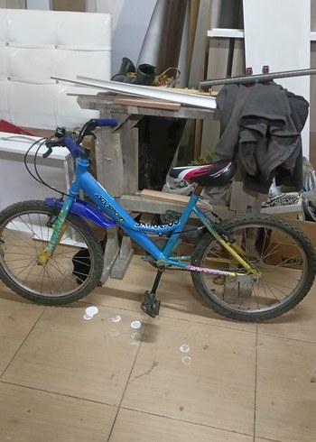 Renkli Mavi Çocuk Bisikleti - Görsel 2