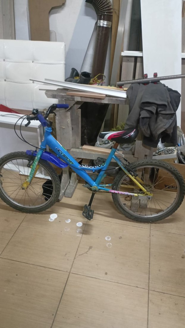 Renkli Mavi Çocuk Bisikleti - Görsel 2