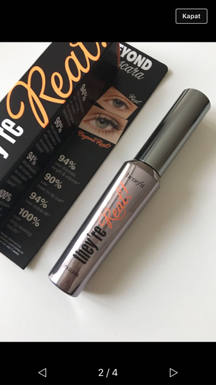 Benefit they real rimel ve lancome kalem