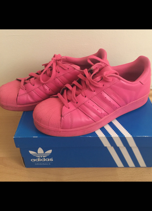 39 Beden pembe Renk Adidas Superstar