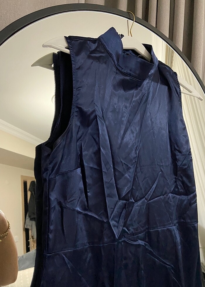 Trendyolmilla saten elbise - Görsel 2