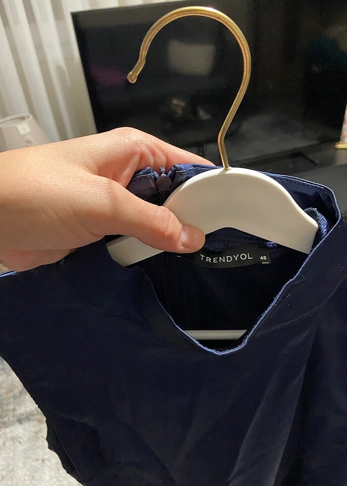 Trendyolmilla saten elbise - Görsel 5