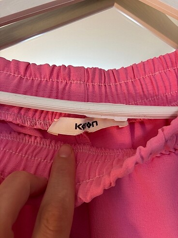 40 Beden pembe Renk Keten pantolon