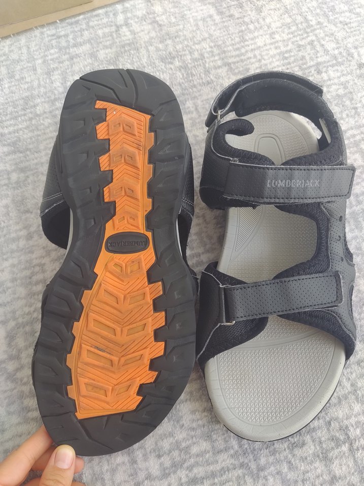 Gri Erkek sandalet - Görsel 3