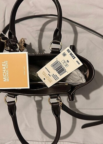  Beden kahverengi Renk Michael Kors orjinal çanta 