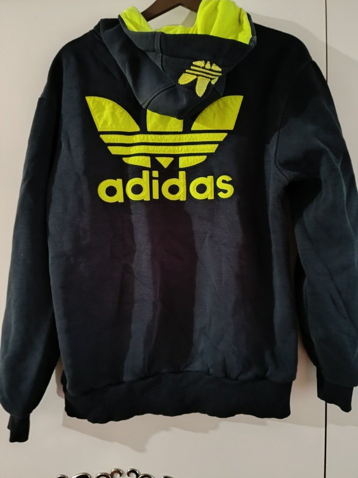 Adidas Siyah Kapüşonlu Erkek Çocuk Sweatshirt - Görsel 2