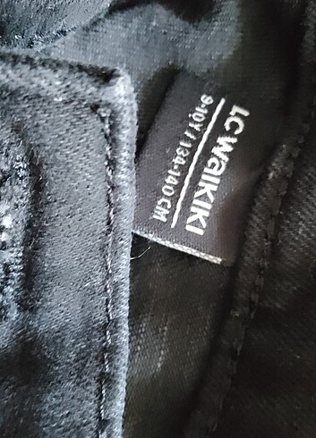 9 Yaş Beden siyah Renk Pantolon 