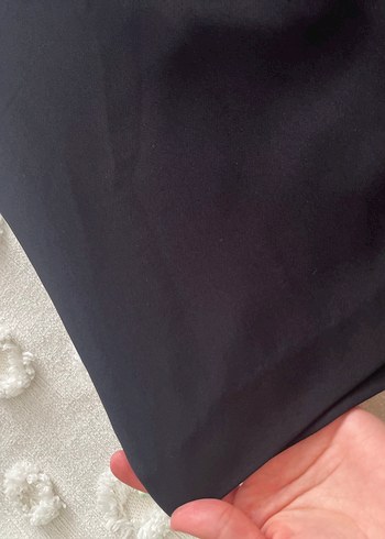 Zara Siyah Kadın Bermuda Şort