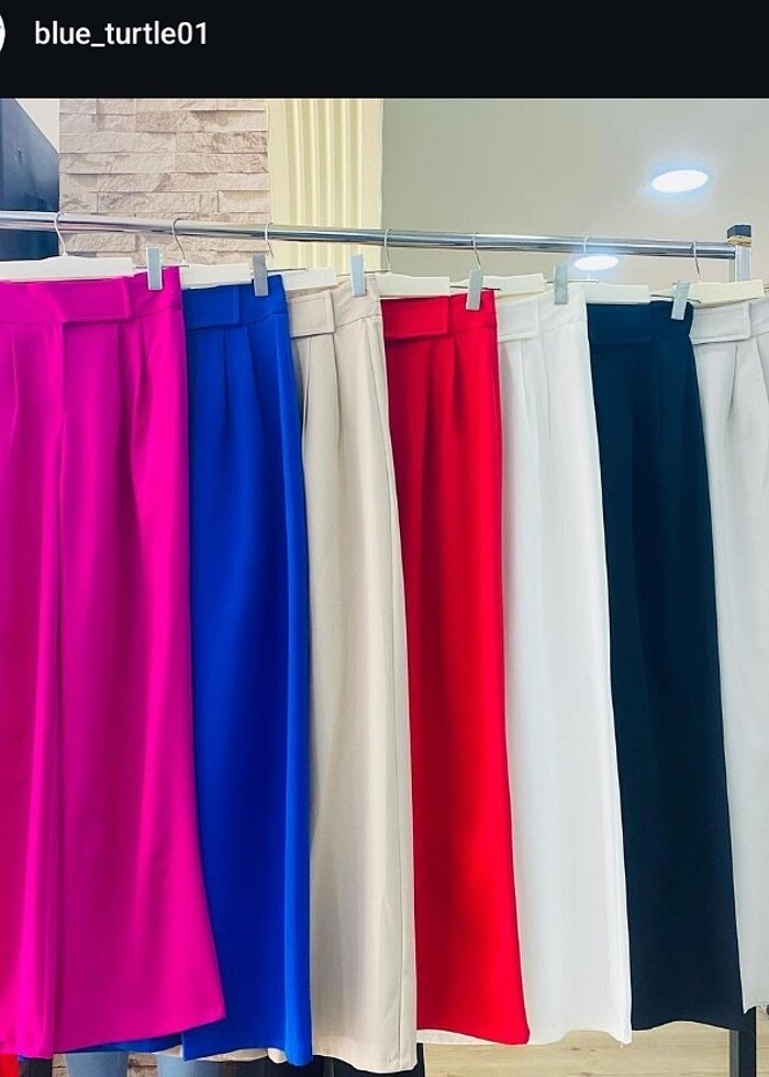 Cırtlı Palazzo Pantolon  - Görsel 2