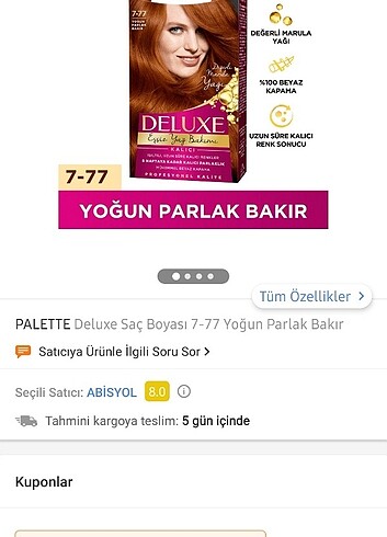  Beden Palette 7-77 saç boyasi 