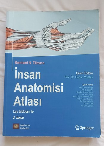 İnsan Anatomisi Atlası - Kas Tabloları ile