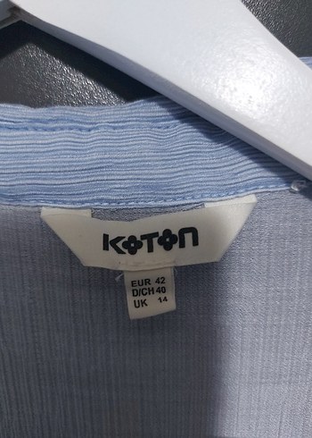 42 Beden Mavi Kadın Gömlek