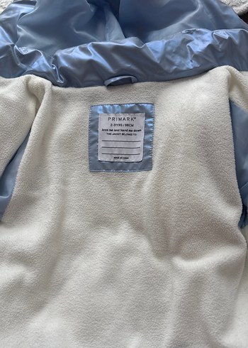 Primark Ekru Polar Kapusonlu Mont