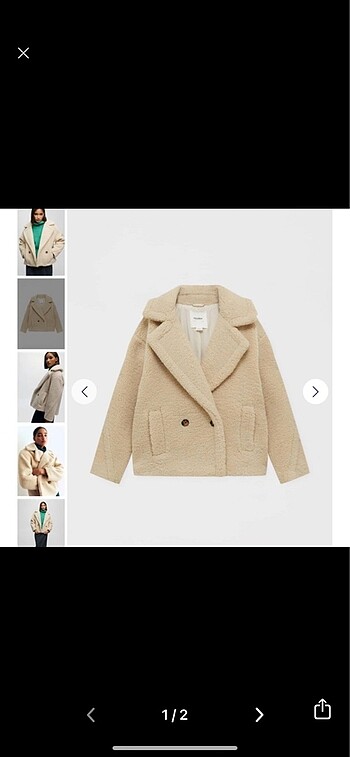 Pull and bear peluş kürk