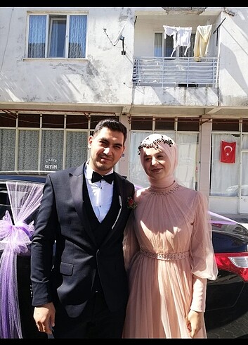 Tüllü elbise