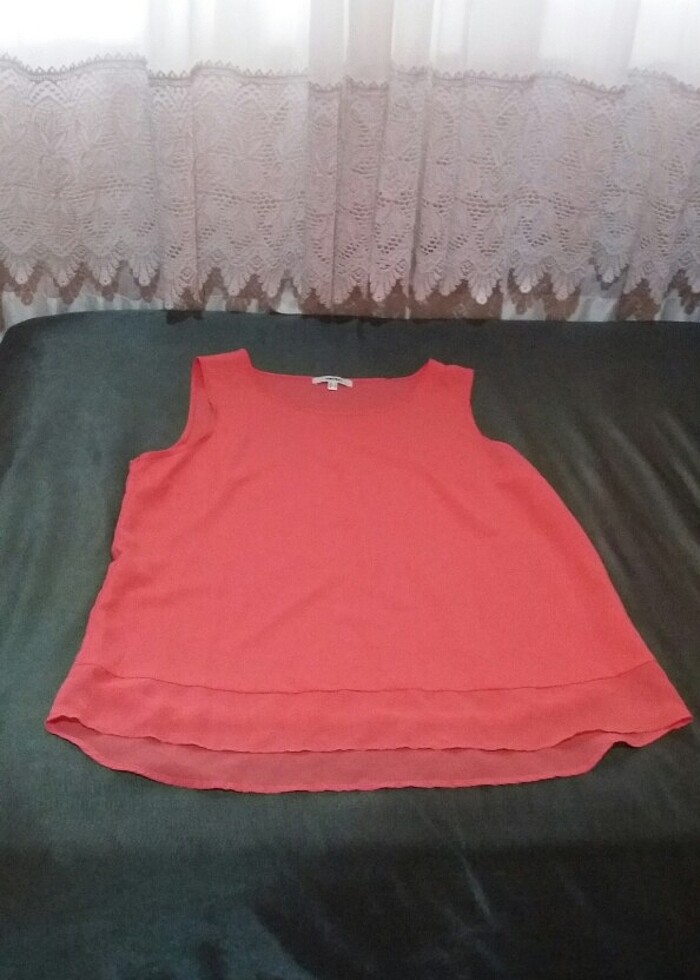 İnce kalın askılı bluz - Görsel 2