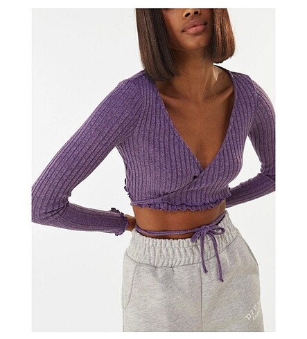 Bershka Crop hırka