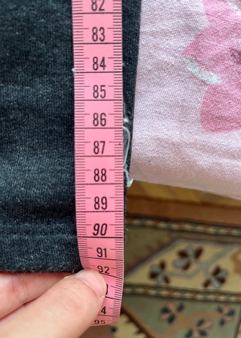 s Beden Gri Kadın Rahat Kesim Eşofman Altı