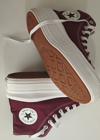 38 Beden bordo Renk Orjinal Converse