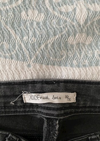 LC Waikiki Siyah Esnek Kadın Denim Pantolon
