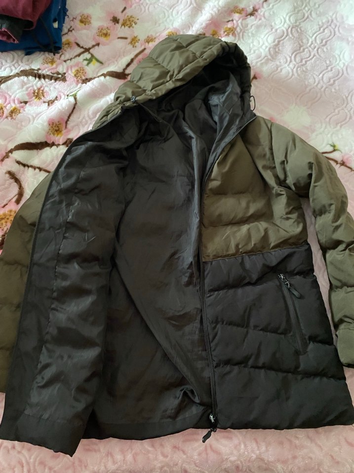 Kahverengi Kapüşonlu erkek çocuk Kış Montu - Görsel 2